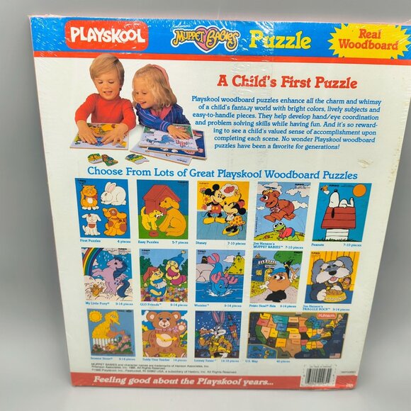 Muppet Babies Jigsaw Puzzle Kermit Miss Piggy Wood Board Sealed 7 Piece - Picture 7 of 9